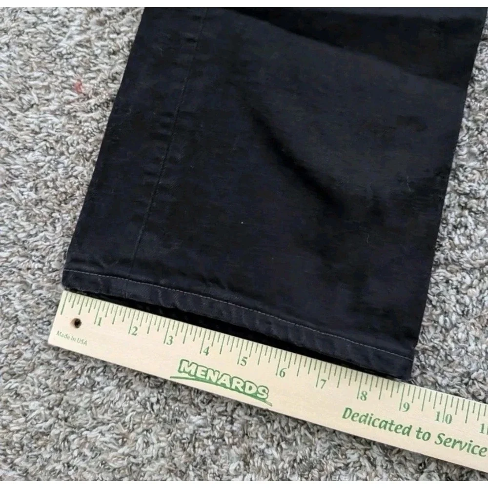 Levi's 501 Jeans Black Denim Mens 34x33 (Tag‎ 36x34) Mexico Made Y2K Button Fly